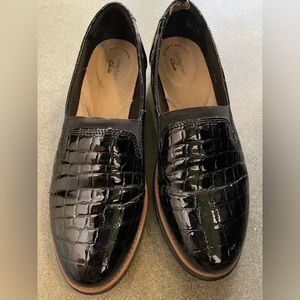 Clarks Sharon Dolly Loafer Black Size 10